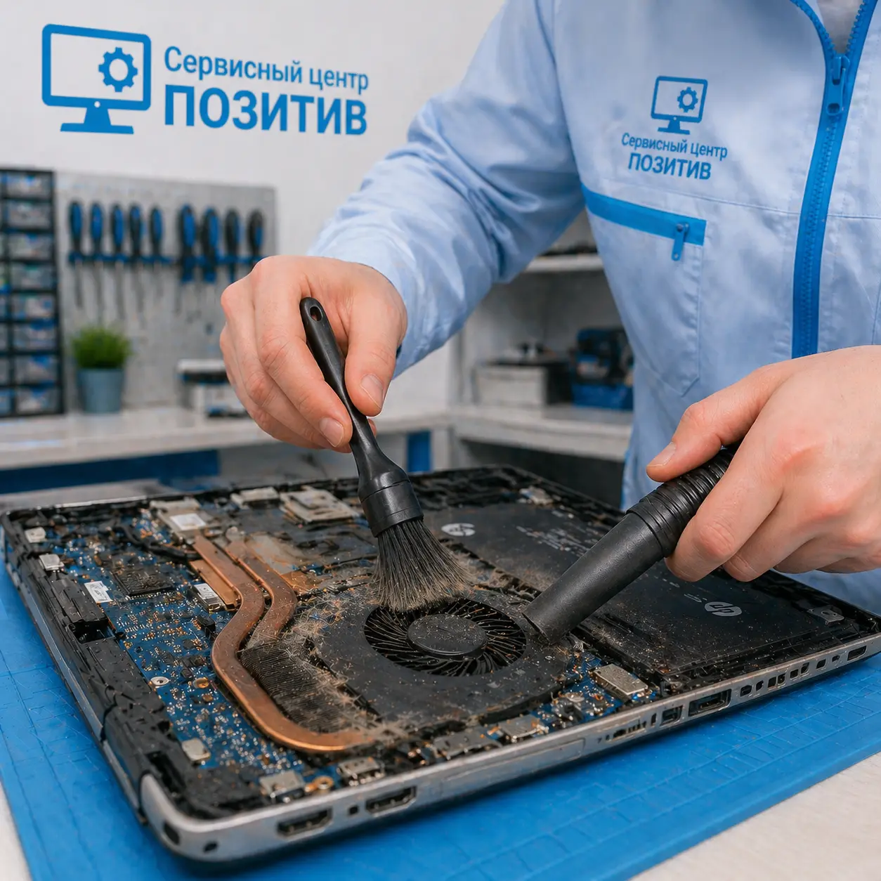 чистка ноутбука HP в Менделеевске