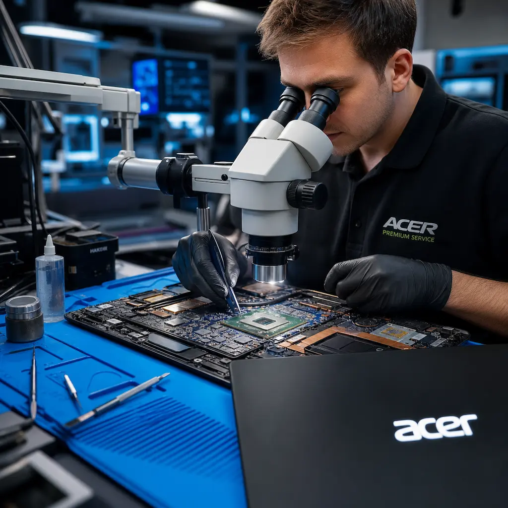 Замена видеокарты ноутбука Acer в Менделеевске