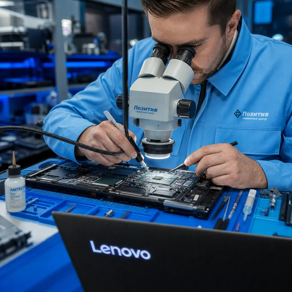 Замена видеокарты ноутбука Lenovo в Менделеевске