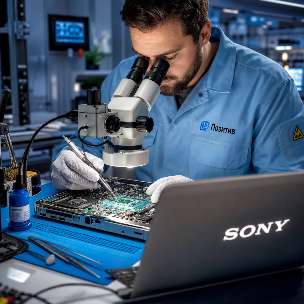 Замена видеокарты ноутбука Sony в Менделеевске