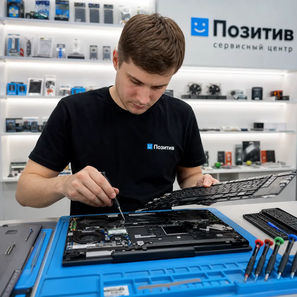 заменить клавиатуру на ноутбуке Samsung в Менделеевске