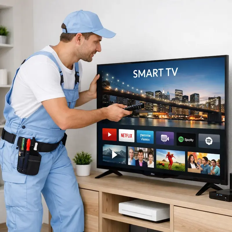 Как вызвать мастера для настройки Smart TV в Менделеевске