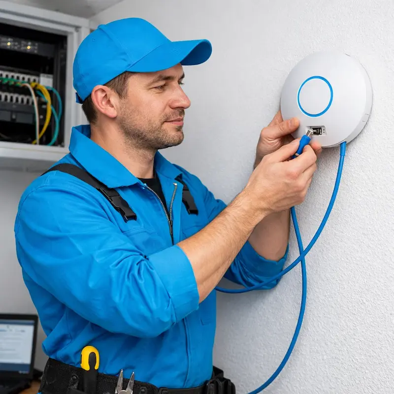 Подключение точки доступа в Менделеевске