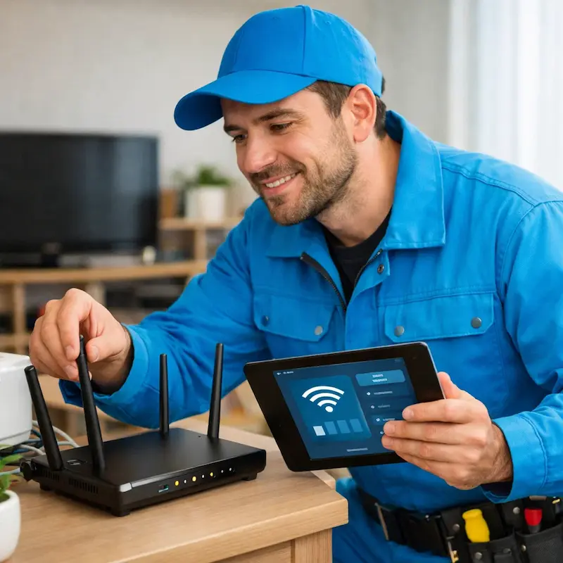 Настройка Wi-Fi для квартиры, дома и офиса в Менделеевске