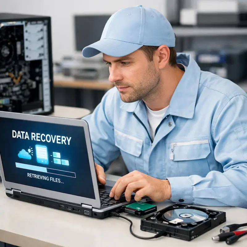 Восстановление данных и файлов в Менделеевске