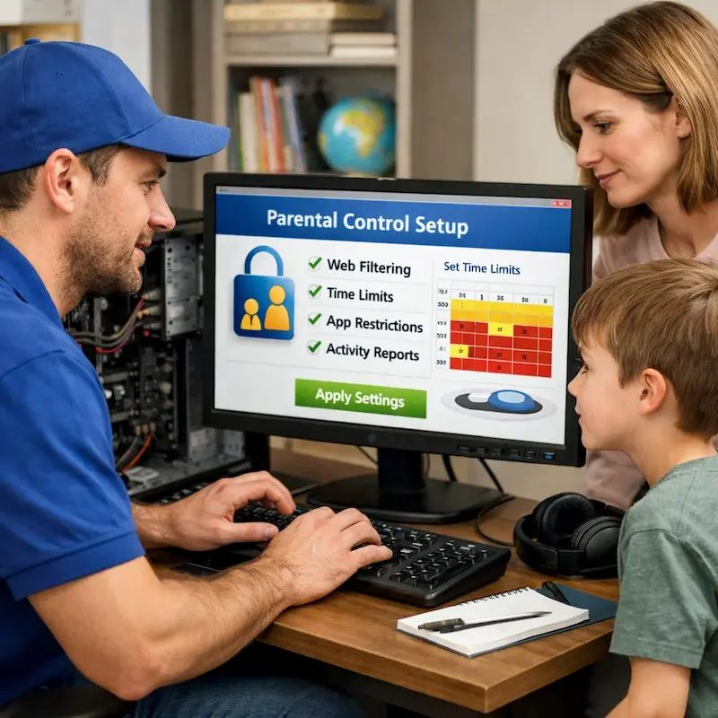 установка родительского контроля в Менделеевске