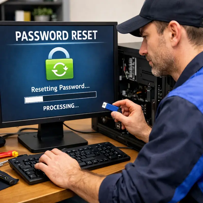 Удаление пароля на компьютере в Менделеевске