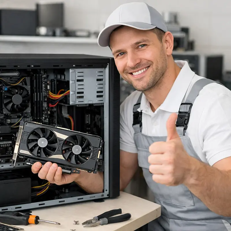 Замена видеокарты ПК в Менделеевске