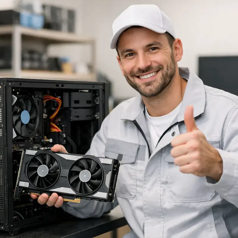 установка видеокарты на ПК в Менделеевске