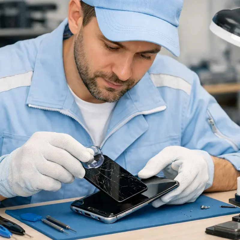 Заменить сенсорное стекло на смартфоне в Менделеевске