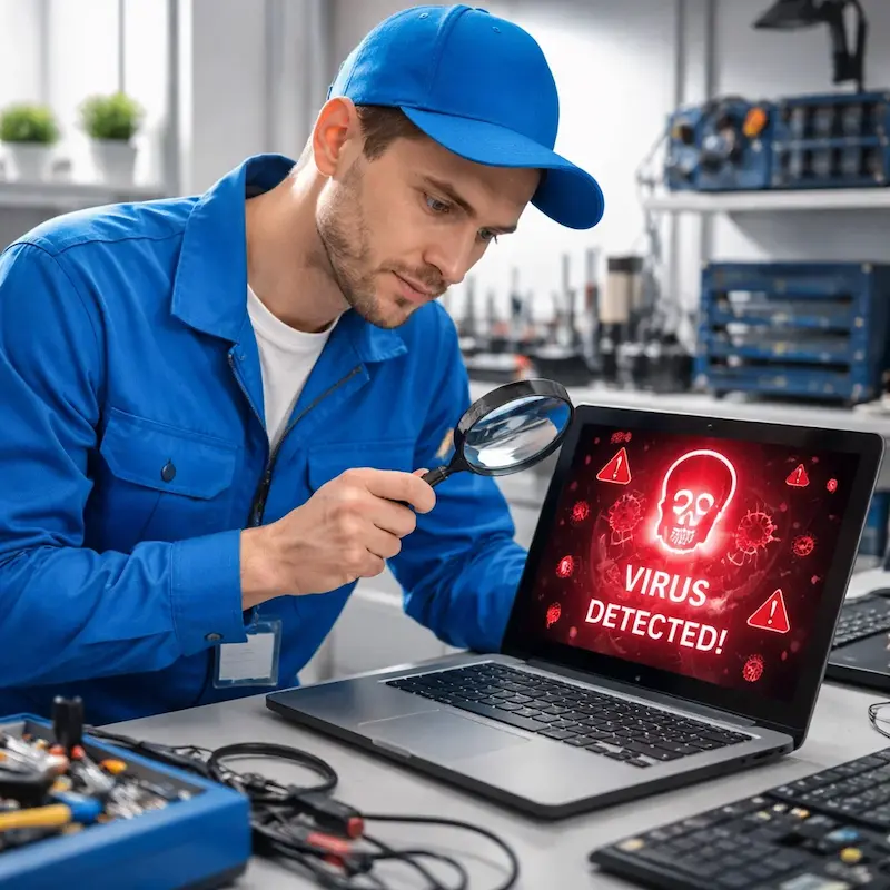 Поиск компьютерных вирусов в Менделеевске